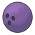 Purple Bowling Ball Color PNG