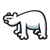 White Polar Bear Color PNG