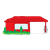 Red Gas Station Color PNG
