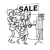 Lady Shopping Line PNG
