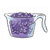 Blueberries in Cup Color PDF