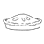 Baked Pie Line PNG
