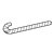 Candy Cane 4 Line PNG
