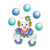 Clown Juggling Color PDF