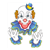 Clown Face Color PDF