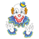 Clown Face with a small hat