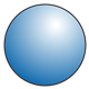 Solid Blue Ball 