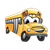 Cartoon School Bus Color PNG