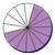 Fraction Pie Color PNG