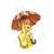 Lady in the Rain Color PDF