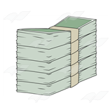 Tall Stack of Money