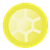 Round Yellow Gem Color PNG