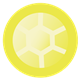 Round Yellow Gem 