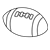 Football 3 Line PNG