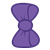 Purple Bow Color PNG