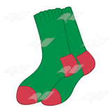 Red and Green Socks