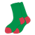 Red and Green Socks Color PNG