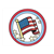 USA Flag Badge Color PDF