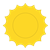 Yellow Sun Color PNG