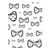 Bow Background Line PNG