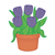 Purple Tulips Color PDF