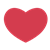 Red Heart 4 Color PNG