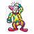 Circus Clown Color PNG