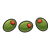 Three Green Olives Color PNG