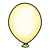 Yellow Balloon Color PNG