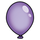 Purple Balloon without string