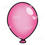 Dark Pink Balloon