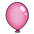 Dark Pink Balloon Color PNG