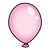 Light Pink Balloon Color PNG