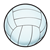 Volleyball 1 Color PNG