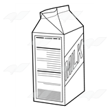 Open Carton of Milk