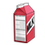 Open Carton of Milk Color PNG