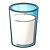 Glass of Milk Color PNG