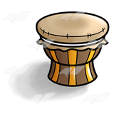 Striped Drum
