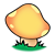 Orange Mushroom Color PNG