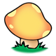 Orange Mushroom 