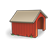 Red Dog House Color PNG