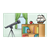 Wall with Telescope Color PNG