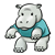 Hippo Color PNG