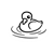 Duckling Line PNG