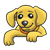Puppy Climbing Color PNG
