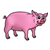 Pink Pig Color PDF
