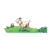 Goats on a Hill Color PNG