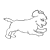 Leaping Puppy Line PNG