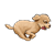 Running Puppy Color PNG