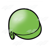 Green Batting Helmet